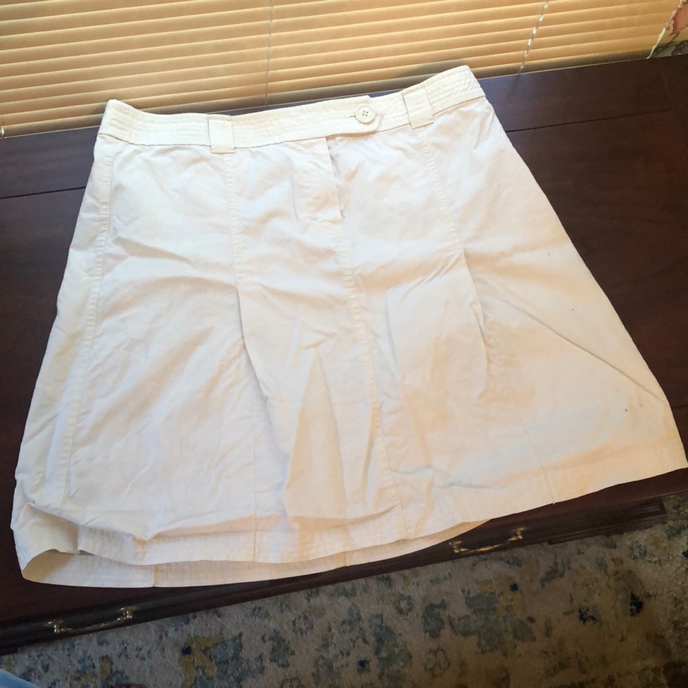 LOFT Cream Skirt